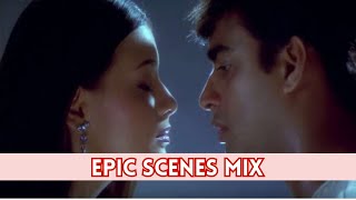 रहना है तेरे दिल में  Epic Scenes Mix  Part 2 [upl. by Laryssa]