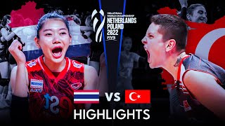 HISTORICAL MATCH  THAILAND vs TURKIYE  Womens World Championship 2022 [upl. by Lisle425]