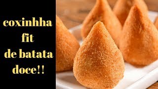 receita fit para lanche coxinha fit de batata doce [upl. by Isahella]