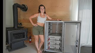 Doubling Our Off Grid Battery Storage With Ruixu 48v Server Rack Batteries DIY Solar System [upl. by Selrhc823]