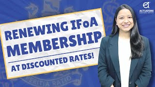 How to Renew IFoA Membership at Reduced Rates  StepbyStep Guide [upl. by Regnig]