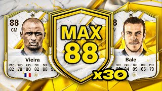 30x MAX 88 ICON PACKS 🚨 FC 25 Ultimate Team [upl. by Dann]