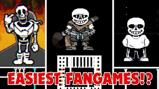 I Played 3 EASY Undertale Fangames [upl. by Yenahpets699]