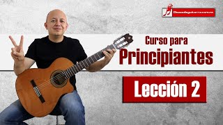 Curso de guitarra para principiantes Lección 2 Cambio de cuerdas y afinación [upl. by Arik]