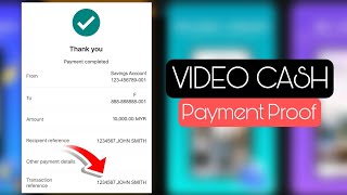 Video Cash App Withdrawal Proof  Video Cash App Real Or Fake  Video Cash Earning App [upl. by Yedrahs356]