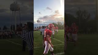 Caseville Eagles Vs Kingston Cardinals Football 2017 [upl. by Sandon]