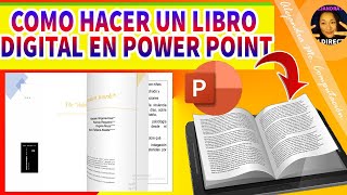 COMO HACER UN LIBRO DIGITAL EN power point [upl. by Emrich]