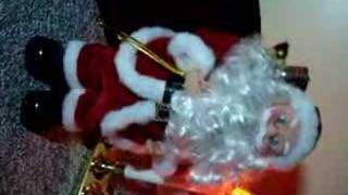 Animated Christmas Figure Dancing Singing Santa Claus I [upl. by Kenn]