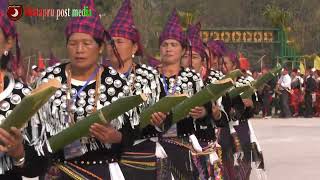 Manau Gaji aw ra nau pa pa mahkawn Kachin  Jinghpo Singpho  Manu dance song [upl. by Gilbertina]