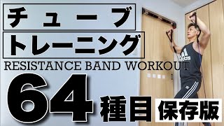 【保存版】チューブトレーニングを全網羅６４種目！メニュー選びに [upl. by Kohcztiy]