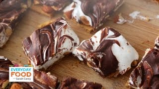 Fudgy Rocky Road Bars  Everyday Food with Sarah Carey [upl. by Euqinomod]