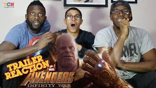 Avengers Infinity War Official Trailer Reaction [upl. by Rasure296]