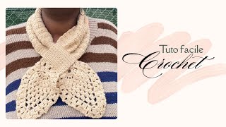 Tutoriel de crochet écharpe croisée facile et élégante [upl. by Eleni93]