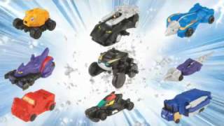 Power Rangers RPM Micro Megazord Sets [upl. by Johanan]