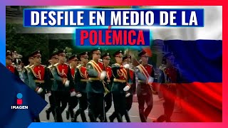 Contingente ruso en desfile militar de México causa polémica  Noticias con Francisco Zea [upl. by Feinleib499]