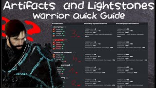 Warrior Artifact and Lightstone Quick Guide [upl. by Jorin]