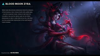 BLOOD MOON ZYRA SKIN SPOTLIGHT WHITE CHROMA04042024 [upl. by Anatollo337]