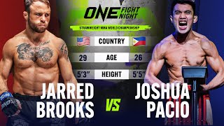 Tough World Title Battle 😳😤 Brooks vs Pacio  MMA Full Fight [upl. by Ahsitruc]