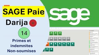 14 Formation SAGE PAIE Darija Marocain  Les Primes et les Indémnités [upl. by Aisetra]