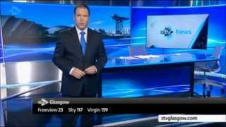 STV News at Six rebrand Glasgow amp West region titles Monday 2nd June 2014 [upl. by Anai]