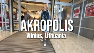 Akropolis Vilnius Shopping Mall in Lithuania [upl. by Leamhsi]