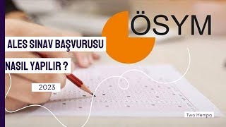 ALES Başvuru Nasıl Yapılır  2022 [upl. by Watters870]