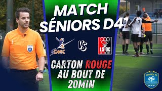 Rouge au bout de 20min Match Séniors D4 entre CHATILLONS et COLOMBES [upl. by Lemrahc]