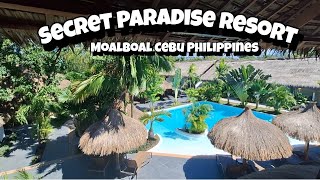 WHERE TO STAY IN MOALBOAL  SECRET PARADISE RESORT  MOALBOAL CEBU PHILIPPINES [upl. by Scholem]