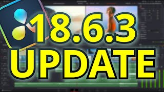 DaVinci Resolve 1863 Update Notes  Bug Fixes [upl. by Aneehsar43]