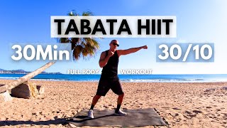 TABATA 30Min Full Body HIIT WORKOUT  Tabata 3010  Interval Training [upl. by Nylteak]