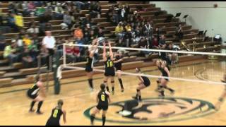 HS Volleyballl ClearbrookGonvick vs LOW  Lakeland News Sports  November 1 2011m4v [upl. by Cruce]