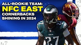 NFC East Cornerbacks Highlight Midseason AllRookie Team  PFF [upl. by Akcirre787]