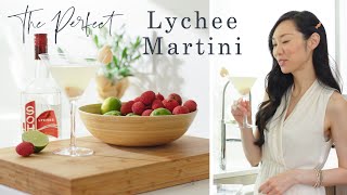 How to Make the PERFECT Lychee Martini [upl. by Ahsimed651]