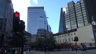 London city centre Square mile tour Old World versus 1984 Orwellian buildings blows the mind [upl. by Lucina499]