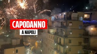 Capodanno a Napoli il silenzio e poi il boato dei festeggiamenti allo scoccare della mezzanotte [upl. by Quiteris149]