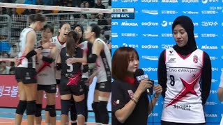 Megawati hangestri MVP comeback dramatis red spark vs GS Caltex mega final kovo cup [upl. by Allerym]