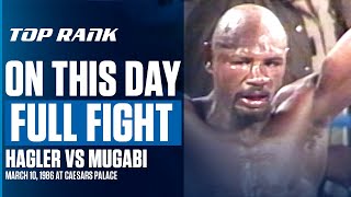 When Marvelous Marvin Hagler Tamed The Beast  MARCH 10 1986 [upl. by Harp]