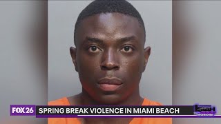 Spring Break violence in Miami Beach [upl. by Llenahs70]