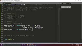 DP with Minimax Algorithm on Games  Problem L Atcoder Educational DP Contest Hindi Editorial [upl. by Nevarc]