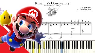 Rosalinas Observatory  Super Mario Galaxy Piano cover [upl. by Bouley]