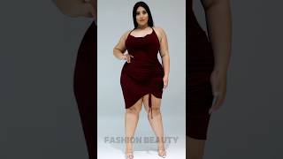 Latest Plus Size Fashion For 👄🍎🍒Curvy Women Fashion in Italy Crush Dress shorts [upl. by Atiuqihs]