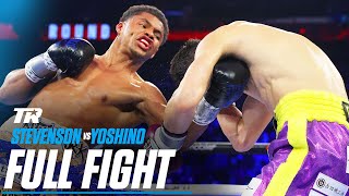 Shakur Stevenson Beats Down Shuichiro Yoshino  APRIL 8 2023 [upl. by Nnayllas995]