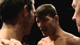 The Ultimate Fighter Nations Finale Bisping vs Kennedy Staredown [upl. by Hgielrahc]