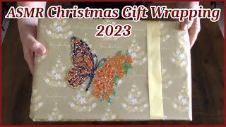 ASMR Christmas Gift Wrapping 2023 christmas2023 giftwrapping asmr [upl. by Allebram100]