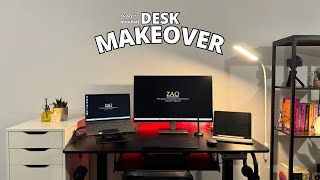 ultimate small desk setup for photographers and content creators [upl. by Aihsetan940]