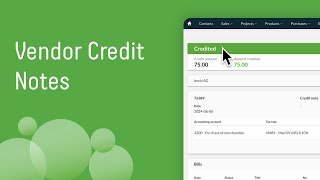 Create vendor credit notes VCN  bexio Support [upl. by Sivatnod]