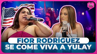 FIOR RODRÍGUEZ SE COME VIVA A YULAY PIÑA POR FILTRAR PRESENTADORAS CUEREAN EN NY [upl. by Sisak]