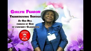 Girlyn Fearon At Red Hill church of God of prophecy Clarendon [upl. by Aneba316]