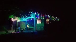 Happy diwali 2024 ka decorationDipawali ka decoration LED bulb se Lori se Jharna wala lori tubellite [upl. by Eical234]