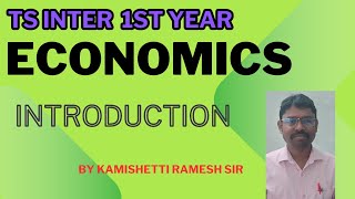 INTRODUCTION TO ECONOMICS [upl. by Evette]